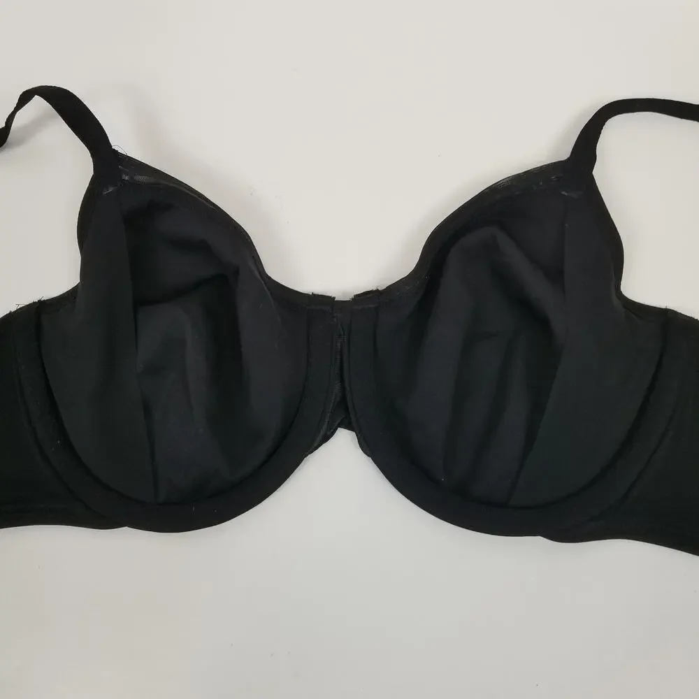 Wacoal Classic Reinvention Full Figure Underwire Bra Black Size 32DD - Picture 3 of 5